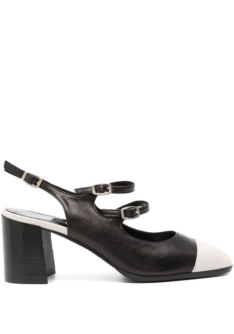 Décolleté slingback papaya 60mm in nero  Carel Paris - donna